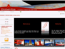 Tablet Screenshot of globeinfos.com